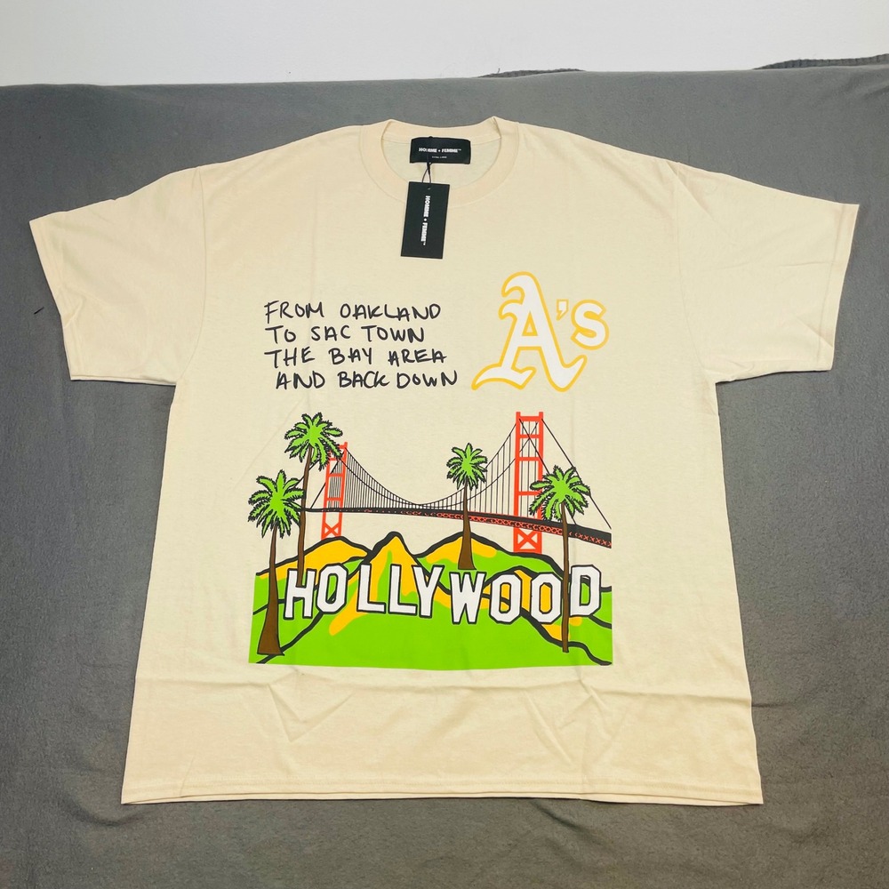 NWT Homme + Femme Oakland Athletics A's Graphic T-Shirt Extra Large XL‎
